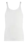 Dolce & Gabbana Cotton Tank Top In White
