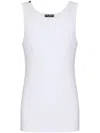 Dolce & Gabbana Cotton Tank Top In White