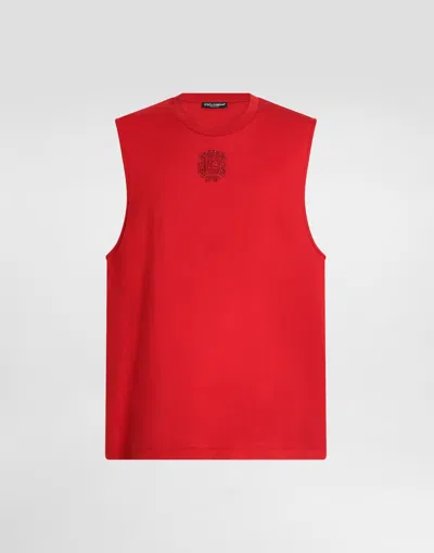 Dolce & Gabbana Canotta In Red