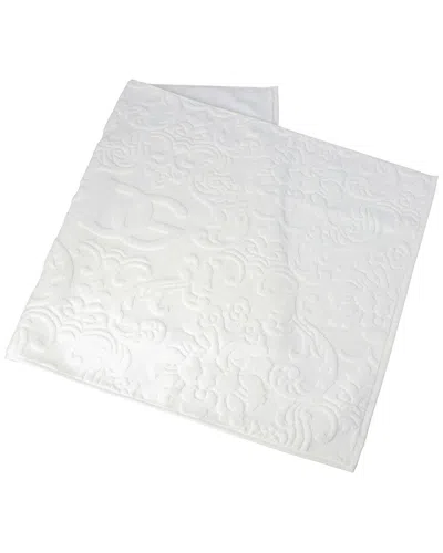 Dolce & Gabbana Cotton Terry Bath Mat In White