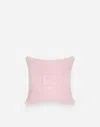 Dolce & Gabbana Cotton Terry Outdoor Cushion In Multicolor