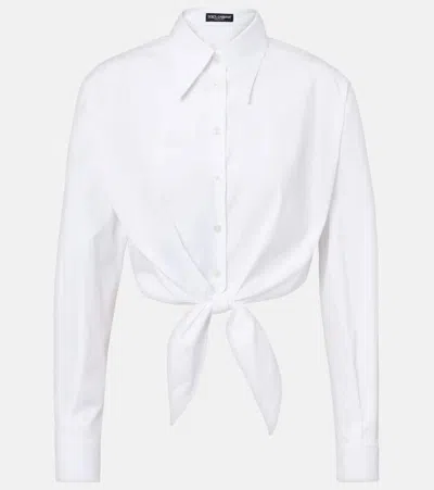Dolce & Gabbana Cotton Top In White