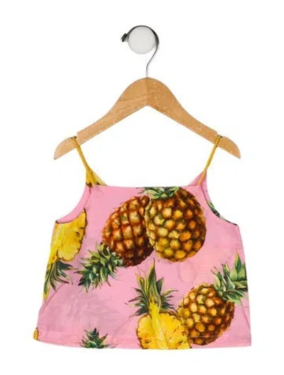 Pre-owned Dolce & Gabbana Babies' Cotton Top In Pink