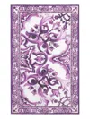 Dolce & Gabbana Handtuch Aus Baumwolle In Purple