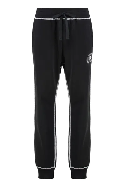 DOLCE & GABBANA COTTON TRACK-PANTS