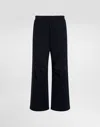 Dolce & Gabbana Elasticated-waistband Panelled Track Pants In Black