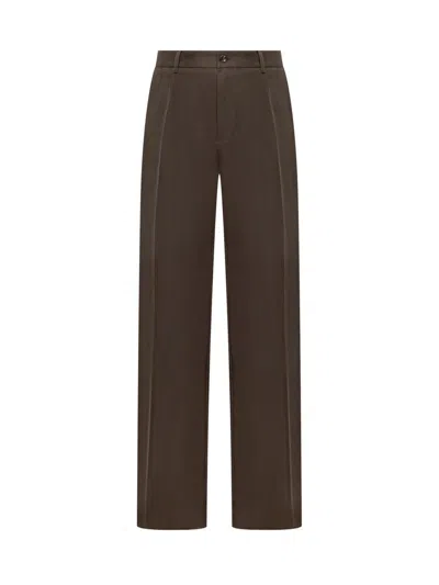 Dolce & Gabbana Cotton Trousers In Green