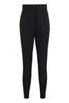 Dolce & Gabbana Cotton Trousers In Nero