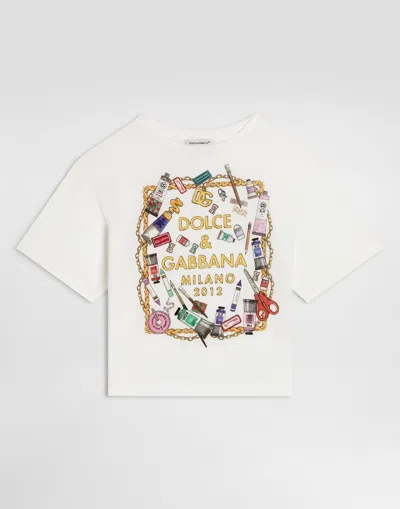 Dolce & Gabbana T-shirt En Coton In White