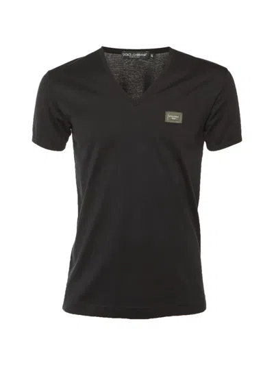 Pre-owned Dolce & Gabbana Cotton T-shirt In Black