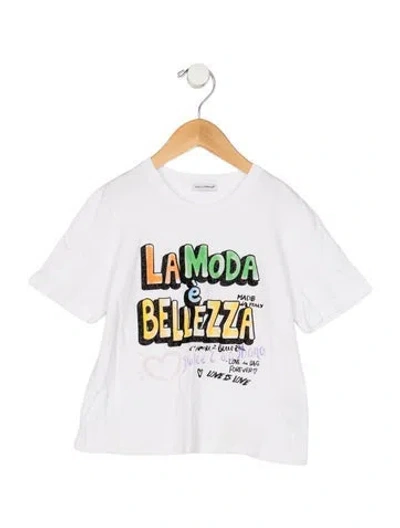 Pre-owned Dolce & Gabbana Babies' Cotton T-shirt In White