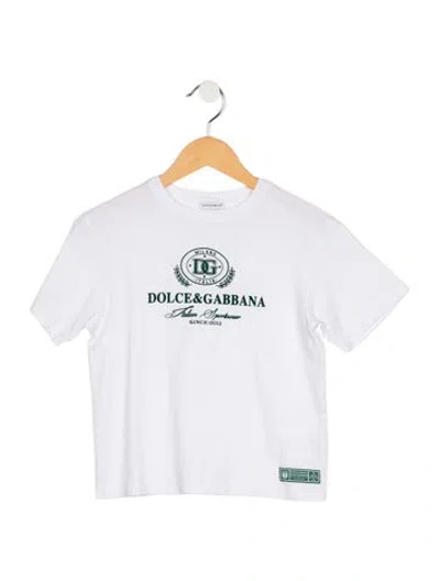 Pre-owned Dolce & Gabbana Babies' Cotton T-shirt In White