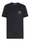 Dolce & Gabbana Cotton T-shirt With Patch In Black