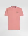 Dolce & Gabbana Cotton T-shirt With Patch In Multi
