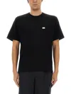 Dolce & Gabbana Cotton T-shirt With Metal Plaque Featuring Front Logo