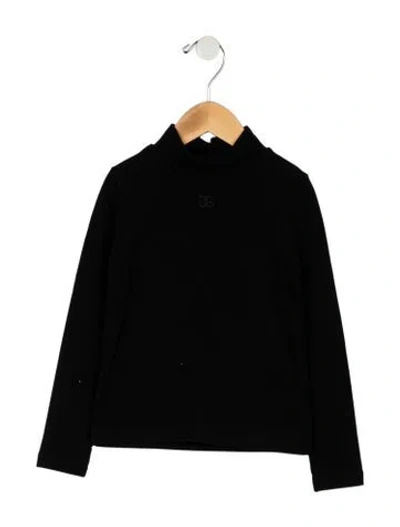Pre-owned Dolce & Gabbana Babies' Cotton Turtleneck Shirt   W/tags In Black