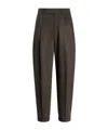 Dolce & Gabbana Cotton Twill Pants In Brown
