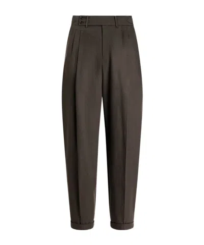 DOLCE & GABBANA DOLCE  GABBANA PLEATED TWILL PANTS