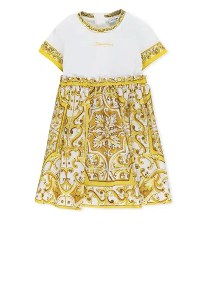 Dolce & Gabbana Babies' Cotton Two Pieces Set In Multicolour