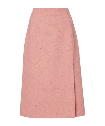 Dolce & Gabbana Cotton-blend Midi Skirt In Multi