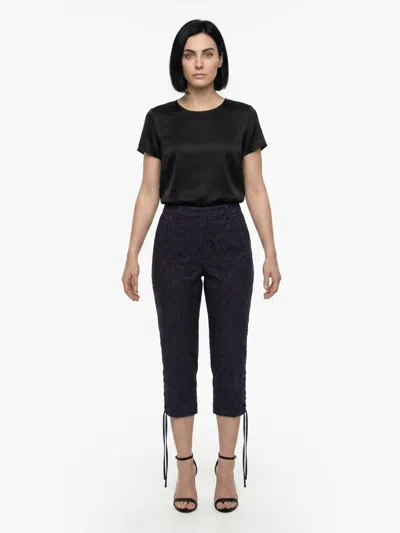 Dolce & Gabbana Cotton-viscose Blend Joggers In Navy