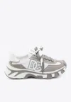 Dolce & Gabbana Dg Country Road Sneaker In Leather And Fabric In Multi
