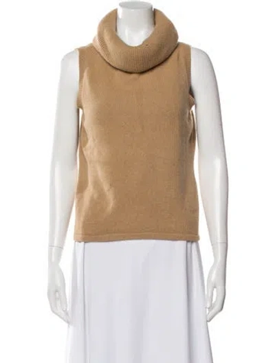 Pre-owned Dolce & Gabbana Cowl Neck Sweater In Neutral