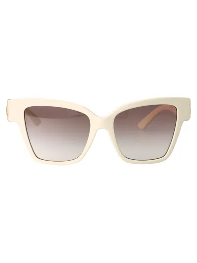 Dolce & Gabbana Cream Acetate Sunglasses