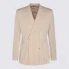Dolce & Gabbana Tailored Pinstripe Blazer With Front Pockets
