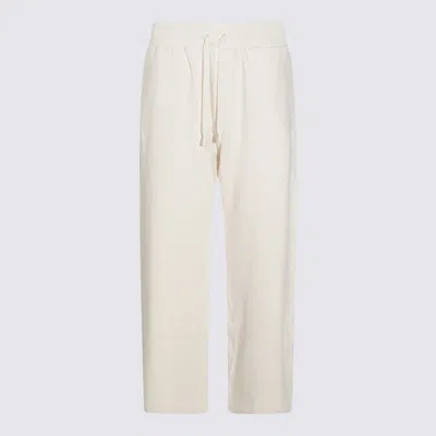 Dolce & Gabbana Cream Cotton Pants In White