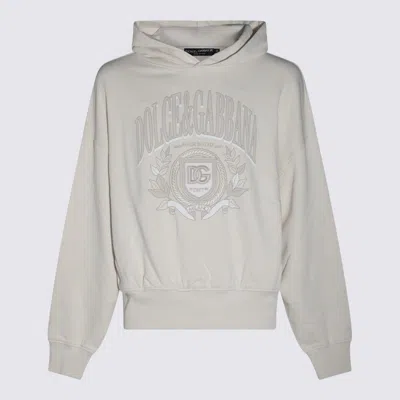 Dolce & Gabbana Cream Cotton Sweatshirt