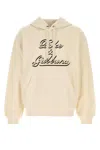 Dolce & Gabbana Cream Cotton Sweatshirt In Neutral