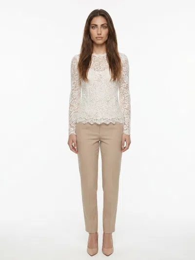 Dolce & Gabbana Lace Blouse In White
