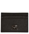 Dolce & Gabbana Credit Card Holder In Black