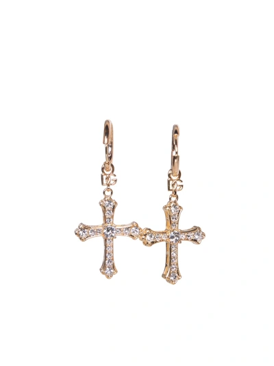 Dolce & Gabbana Creola Gold Earrings In Metallic
