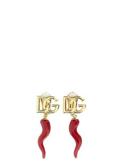 Dolce & Gabbana Creole Earring With Croissant