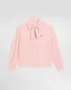 Dolce & Gabbana Crepe De Chine Shirt In Pink