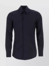 DOLCE & GABBANA CREPE SHIRT WITH LONG SLEEVES AND BUTTON-DOWN COLLAR