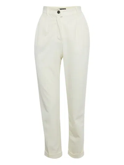 Pre-owned Dolce & Gabbana Crepe Trousers In Neutral