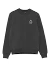 Dolce & Gabbana Crest-embellished Sweatshirt In Black