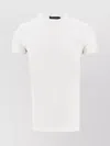 Dolce & Gabbana Crew Neck Cotton-blend T-shirt With Short Sleeves In White