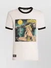 Dolce & Gabbana Crew Neck Graphic Print T-shirt In White