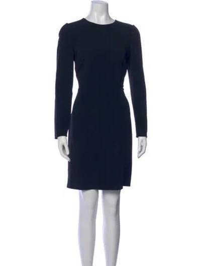 Pre-owned Dolce & Gabbana Crew Neck Knee-length Dress In Black