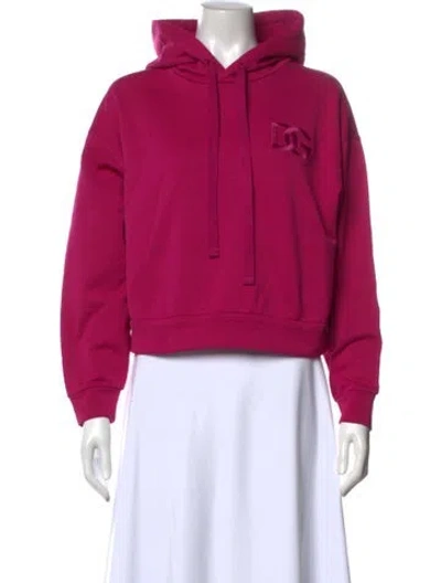 Pre-owned Dolce & Gabbana Crew Neck Long Sleeve Hoodie W/ Tags In Pink