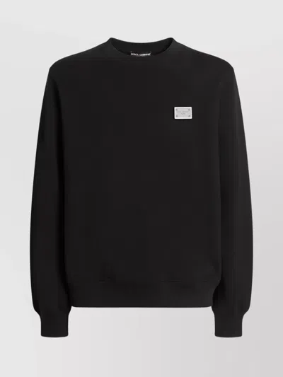 DOLCE & GABBANA CREW NECK LONG SLEEVE SWEATER