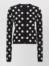 Dolce & Gabbana Polka Dot-pattern Button-up Cardigan
