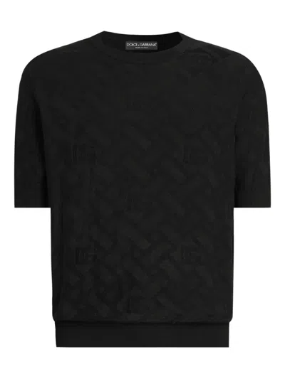 DOLCE & GABBANA CREW NECK SHORT SLEEVE SWEATER