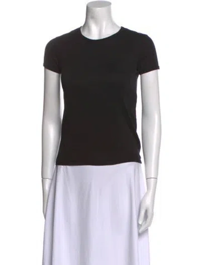 Pre-owned Dolce & Gabbana Crew Neck Short Sleeve T-shirt In Black