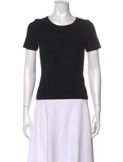 Pre-owned Dolce & Gabbana Crew Neck Short Sleeve T-shirt In Black