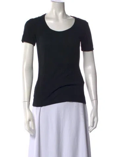 Pre-owned Dolce & Gabbana Crew Neck Short Sleeve T-shirt In Black